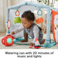 Fisher-Price Baby Playmat 3-In-1 Crawl & Play Activity Gym, Cottage Theme With Tunnel & Developmental Toys For Newborns 0+ Month