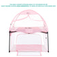 Dream On Me Canopy For Ziggy Playpen Pink/Instant Shade/Attaches Easily/Half Mesh Half Fabric Design/Complete Airflow & Visibili