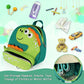 Accmor Toddler Harness Backpack Leash, Cute Dinosaur Backpacks With Anti Lost Wrist Link, Cute Mini Child Backpack Wristband Tet