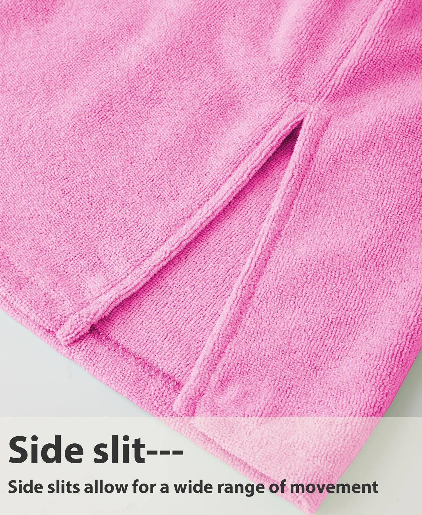 Missshorthair Towel Poncho For Kid, Zipper Beach Cover Up With Hood, Swim Changing Robe For Boy, Girls Bath Towel Robe Zipper St