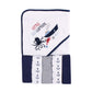 Luvable Friends Unisex Baby Hooded Towel With Five Washcloths, Sea Captain, One Size