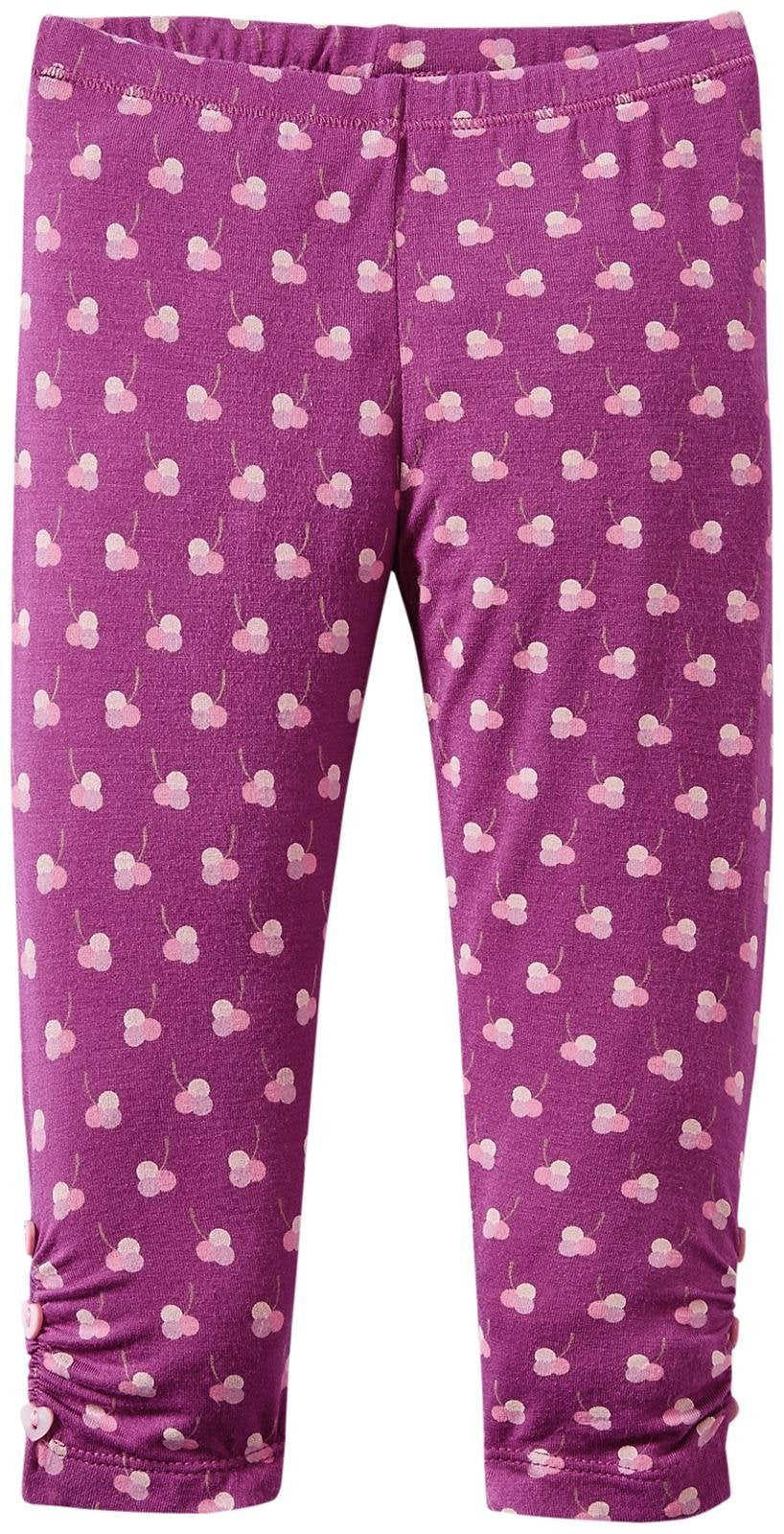 Kickee Pants Baby Girls' Legging With Heart Buttons Prd-Kphbl53, Amethyst Berries, 3-6 Months