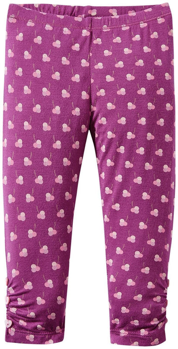 Kickee Pants Baby Girls' Legging With Heart Buttons Prd-Kphbl53, Amethyst Berries, 3-6 Months