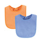 Hudson Baby Unisex Baby Drooler Bib With Waterproof Lining, Blue Red, One Size