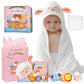 My First Noahs Ark 7 Pcs Baptism Gift Set, Dedication, Christening And Baptism Gifts For Girl And Newborn Baby, Includes Washclo