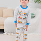 Boys Pajamas Truck 100% Cotton Construction Pjs Toddler 2 Piece Long Sleeve Sleepwear Kids Christmas Clothes Set 4T