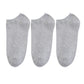 Orange Paper Cotton Ankle Socks For Men And Women  Free Size,Fit For All, Solid Unisex Ankle Length Socks,Regular Wear (Grey)