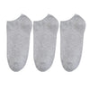 Orange Paper Cotton Ankle Socks For Men And Women  Free Size,Fit For All, Solid Unisex Ankle Length Socks,Regular Wear (Grey)
