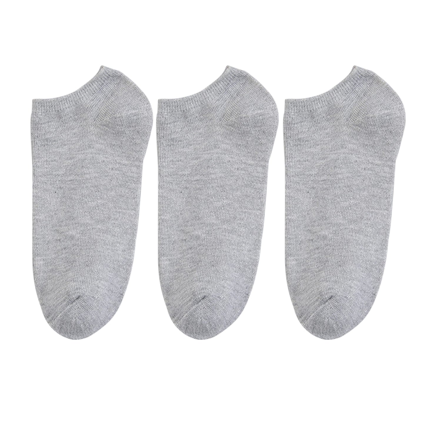 Orange Paper Cotton Ankle Socks For Men And Women  Free Size,Fit For All, Solid Unisex Ankle Length Socks,Regular Wear (Grey)