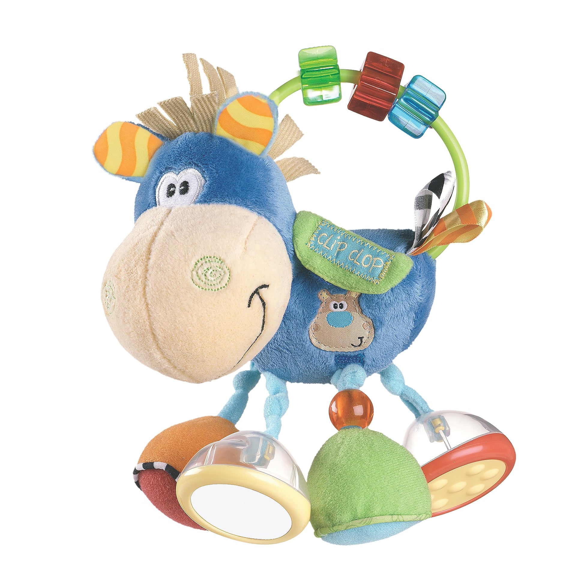 Playgro 0101145107 Toy box Clip Clop Activity Rattle for baby infant toddler children, Playgro is Encouraging Imagination with S