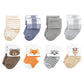 Hudson Baby Unisex Baby Cotton Rich Newborn And Terry Socks, Woodland, 6-12 Months
