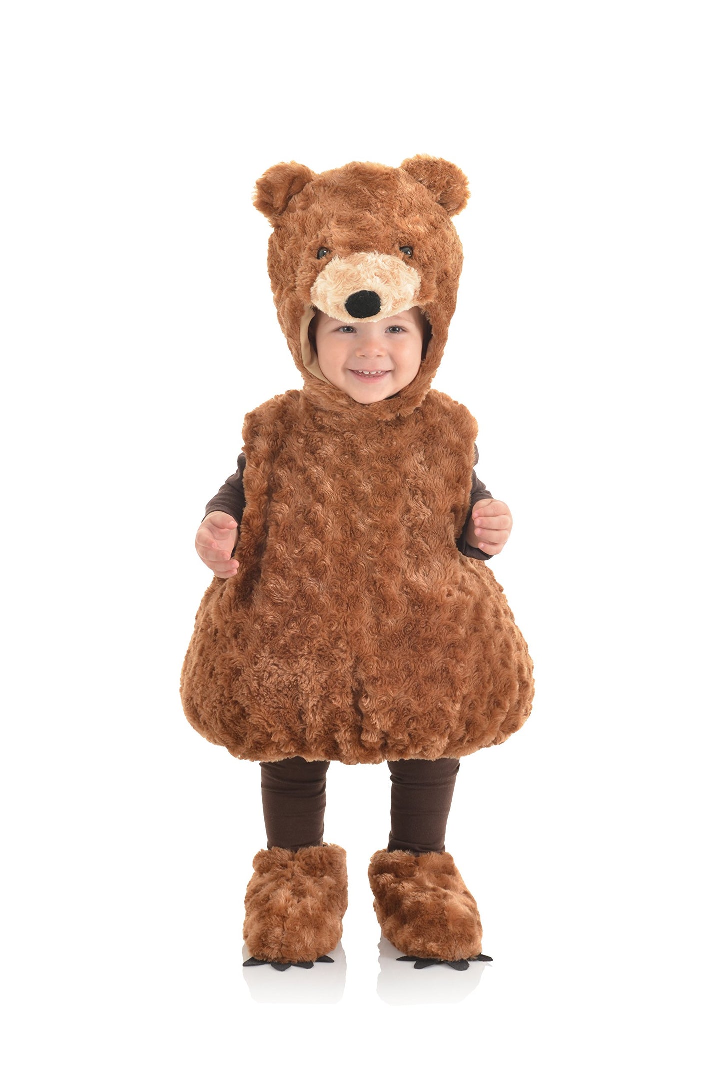 Underwraps Babys Teddy Bear Belly, Brown, X-Large
