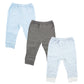 Luvable Friends Unisex Baby Cotton Pants, Light Blue Stripe, 9-12 Months