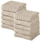 Yoofoss Muslin Baby Washcloths 100% Cotton Face Towels 10 Pack Wash Cloths For Baby 12X12In Soft And Absorbent Baby Wipes (Apric