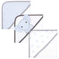 Hudson Baby Unisex Baby Cotton Rich Hooded Towels, Blue Elephant, One Size
