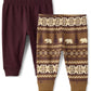 The Children'S Place,Baby Boys,And Newborn Knit Pull On Pants,Iced Coffee Fairisle 2-Pack,0 Months,3 Months
