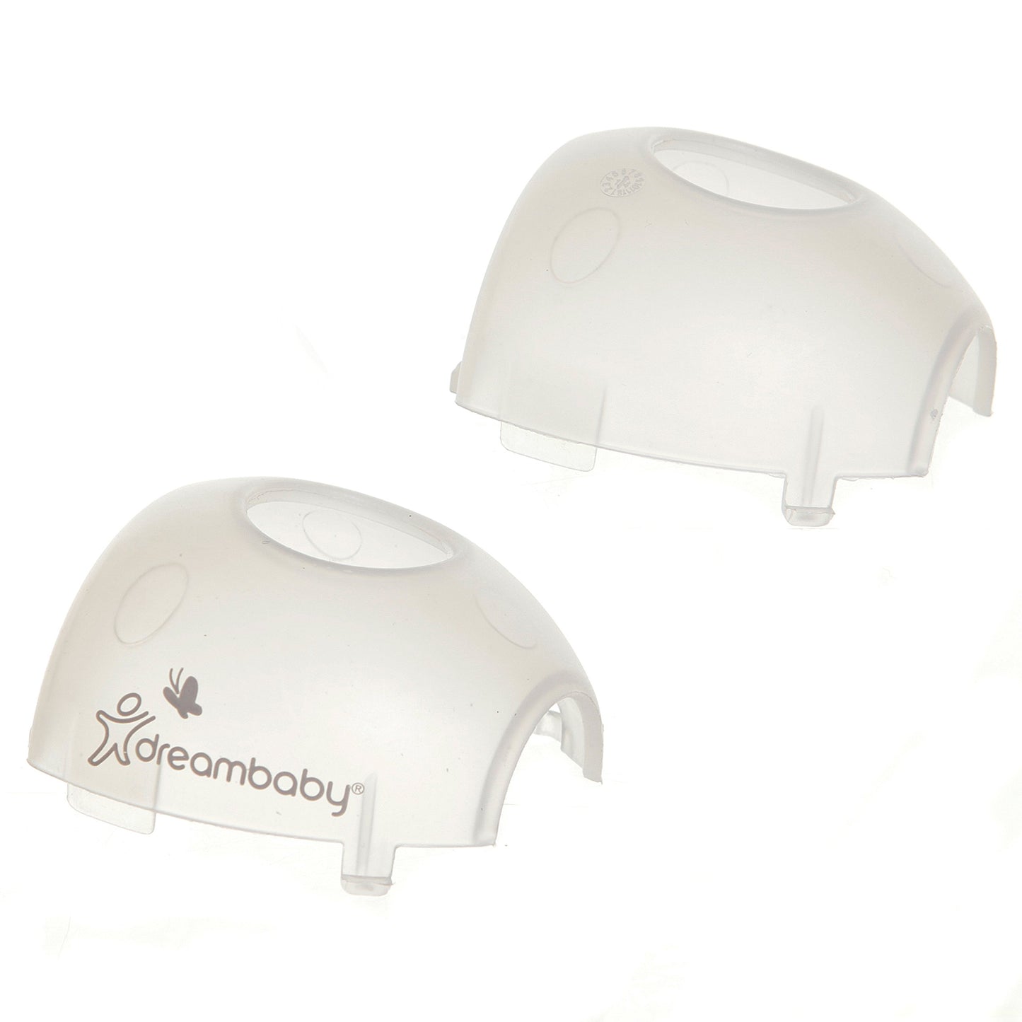 Dreambaby EZY-Fit Door Knob Covers (Translucent Clear, 6 Pack)