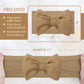 Oneninedream Baby Headbands Hair Bows For Infants Elastics Big Bows For Girls Baby Bows 6-12 Months Toddlers Hair Bows Gray Whit