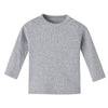 Enfants Ch?Is Baby Boy Girl Shirts Long Sleeve Tee 18 Months Grey