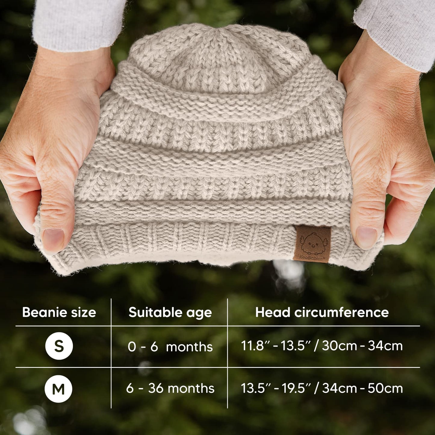 3-Pack Baby Beanies, Baby Hats - Newborn Hats, Baby Boy Hats, Baby Girl Hats For Winter (Pecan)