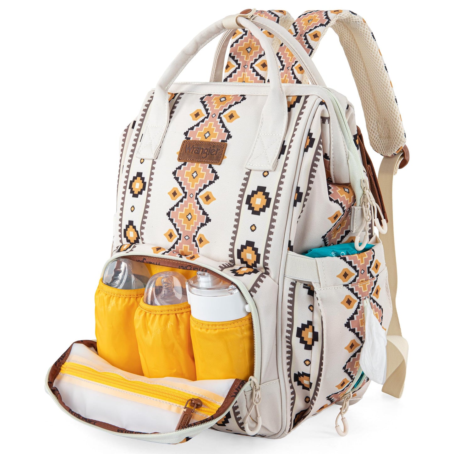 Montana West Wrangler Callie Diaper Bag Backpack With Stroller Straps Multifunction Baby Travel Bag Wg2204-9110Tn