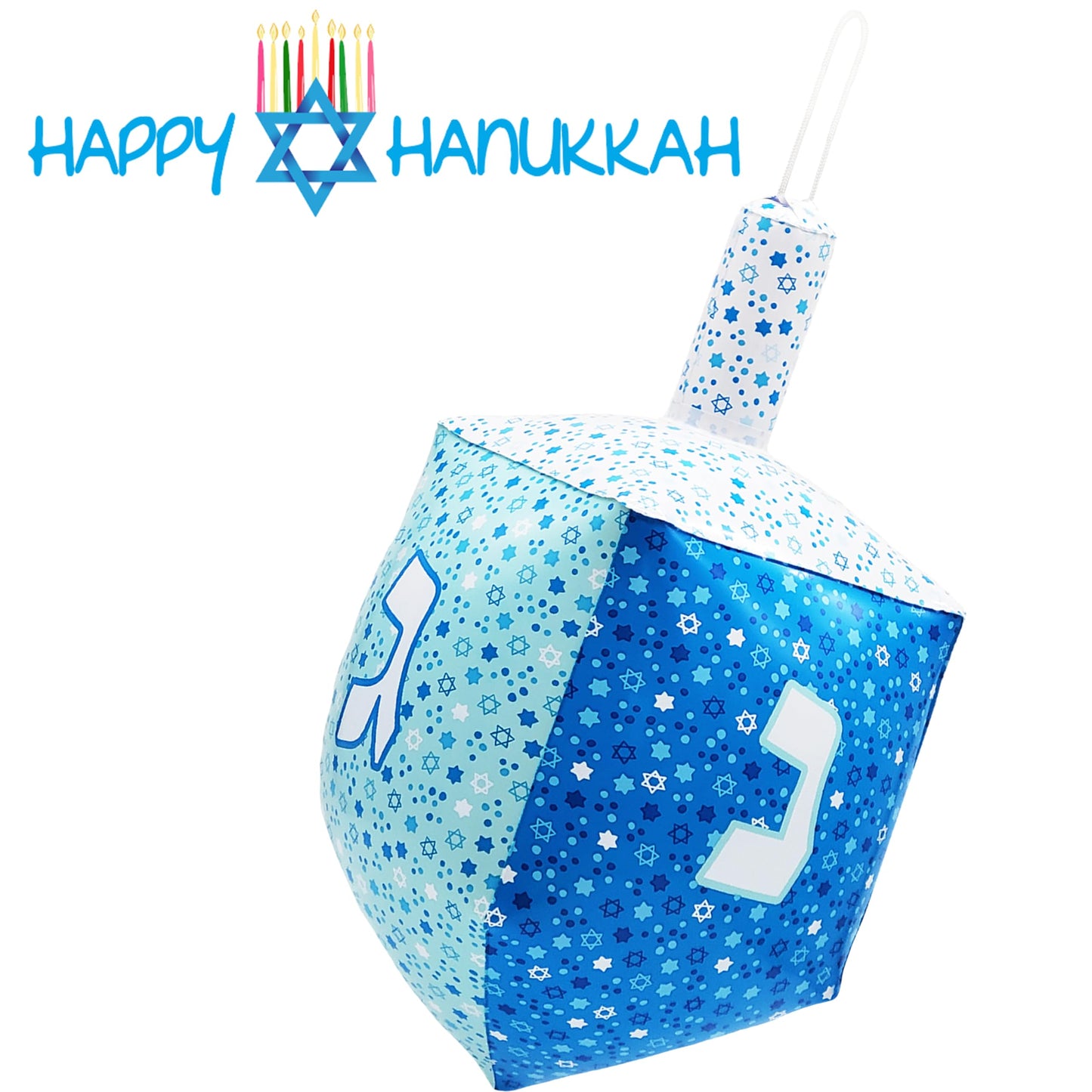 The Dreidel Company Hanukkah Inflatable Dreidel, Party Decorations, 24' Tall