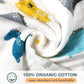 Kenning 30 Pieces Muslin Baby Washcloths For Newborn 10   X10    Soft Absorbent Muslin Burp Cloths Wash Clothes Baby Face Towels