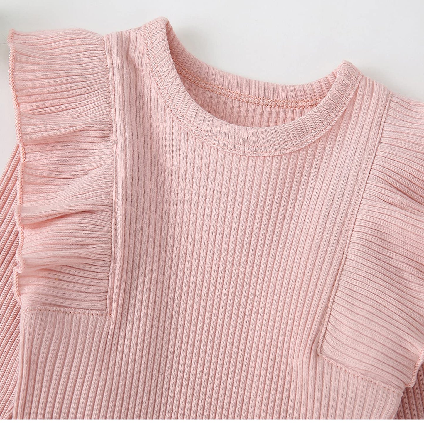 Fullfamous Infant Baby Girl Clothes Outfits,Fall Winter Romper Christmas Clothing Set 12-18 Months Pink