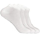 Queery Cotton Ankle Length Socks For Men (White, Pack Of 3)