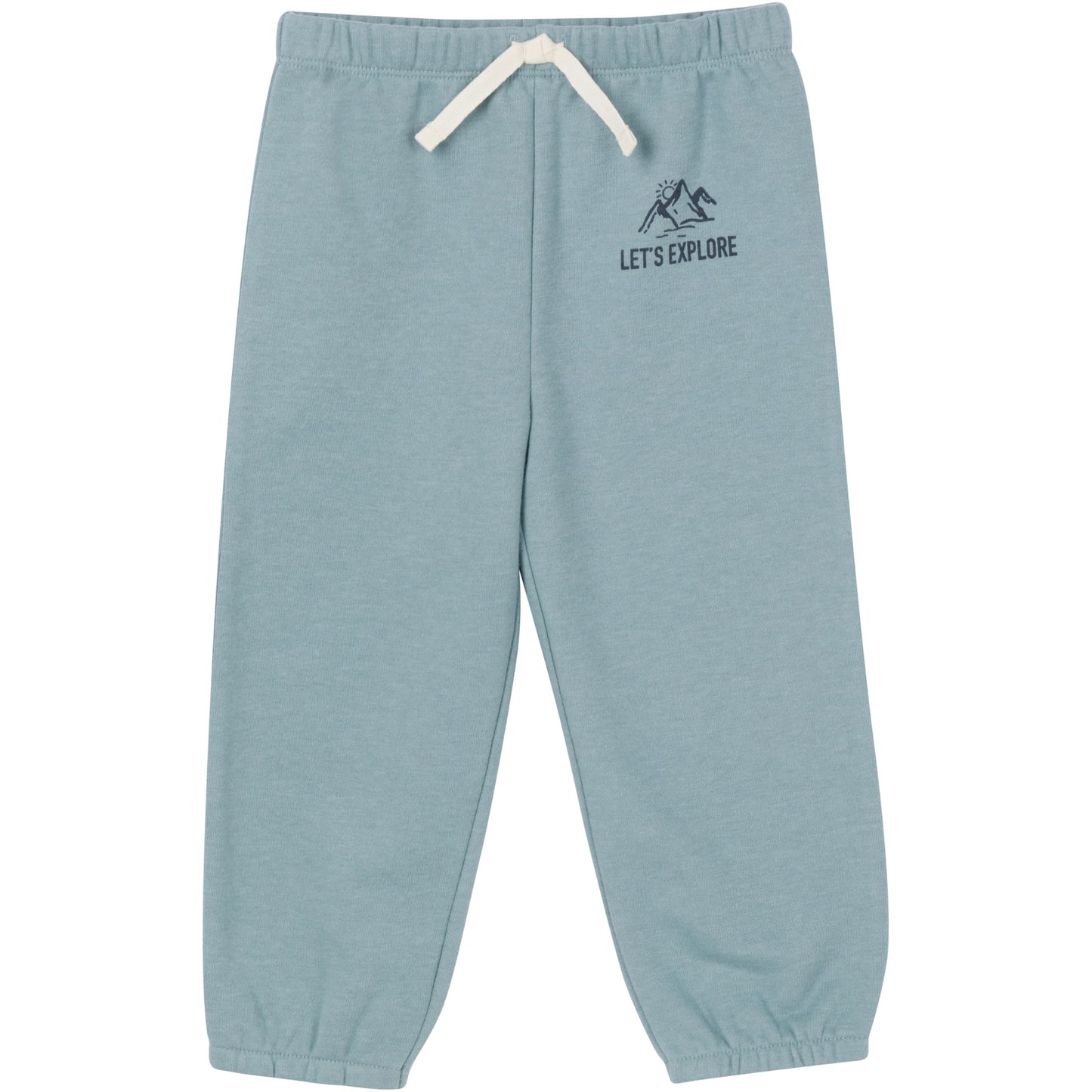 Gerber Baby Boys Toddler 2-Piece Fleece Sweatshirt And Jogger Set, Medium Blue, 5T