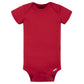 Gerber Baby 5-Pack Solid Onesies Bodysuits, Red, 3-6 Months