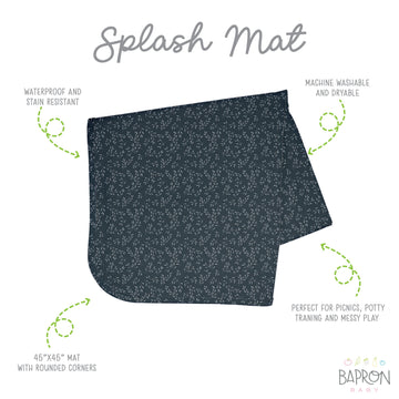 Bapronbaby Willow Splash Mat - Waterproof Catch-All For Under High Chairs, Floors, Tables, Playtime Or Arts & Crafts - Machine W