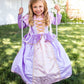 Little Adventures Classic Rapunzel Princess Dress Up Costume (Medium Age 3-5) - Machine Washable Child Pretend Play And Party Dr