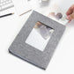 Vienrose Small Photo Album 4X6 Holds 200 Photos 2 Pack, Mini Baby Photo Album Linen Cover For Gifts Wedding Family, Grey
