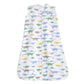 HALO Sleepsack 100% Cotton Wearable Blanket Micro-Fleece, TOG 1.0, Dinos, Medium