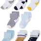 Luvable Friends Baby Boys Newborn And Terry Socks, Bulldozer, 0-6 Months Us