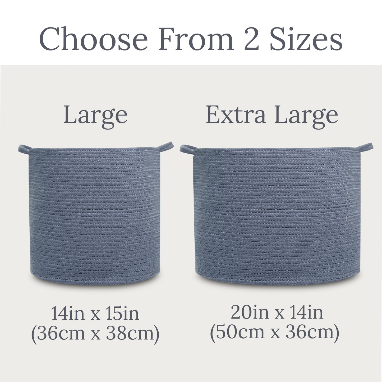 Natemia Rope Storage Basket- Nursery Bin And Toy Organizer (15   X15   X14   ), Laundry Basket, Basket For Towels, Pillows And B