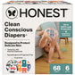 The Honest Company Clean Conscious Diapers for Sensitive Skin | Up to 100% Leakproof | Hypoallergenic, Fragrance Free | Gender N