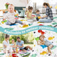 Palopalo Thicken Foam Baby Play Mat For Floor, 71X59 Inch Large Play Mat For Playpen, Soft Padding Playmats For Babies, Toddlers