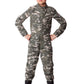 Fun Costumes Kid's Digital Camouflage Combat Soldier Costume, Young Special Forces Uniform, Boys Army Outfit For Halloween - Gre