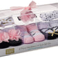 Hudson Baby Unisex Baby Headband And Socks Gift Set, Heart, 0-9 M