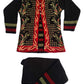 Kuku Hosiery Girlish Woolen pajami Suit(Black, Size: 26)