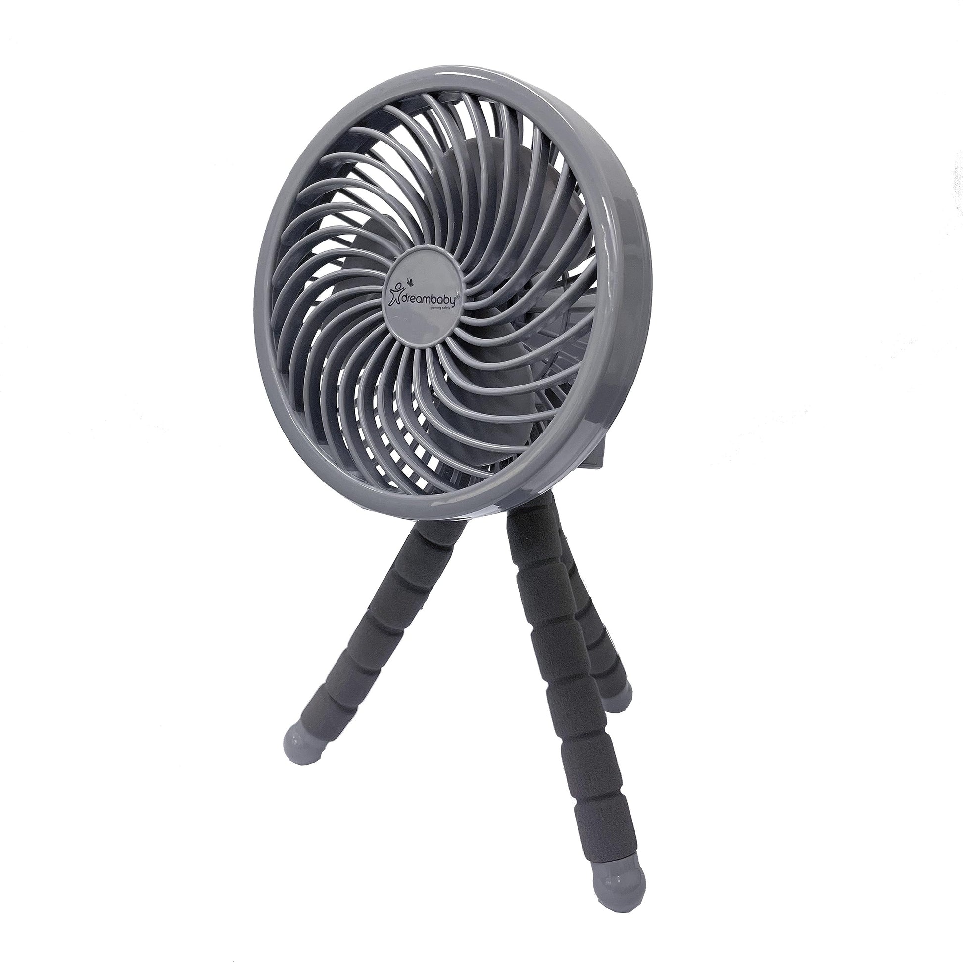 Dreambaby Smart Grip Deluxe Fan, Octopus Wrap Around Legs, Adjustable, Battery Operated