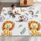Noonkty 59x59 Foldable Foam Baby Play Mat for Floor, Babies Activity Tummy Time Playmat, Kids Non Toxic Foam Thick Play Mat for 