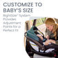 Britax Willow Brook S+ Baby Travel System, Infant Car Seat and Stroller Combo with Alpine Base, ClickTight Technology, SafeWash