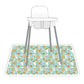 Bapronbaby Cookies & Milk Splash Mat - Waterproof Catch-All For Under High Chairs, Floors, Tables, Playtime Or Arts & Crafts - M