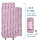 Wildkin Original Nap Mat With Reusable Pillow For Boys And Girls, Perfect For Elementary Sleeping Mat, Features Hook And Loop Fa