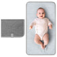 Accmor Portable Diaper Changing Pad, Waterproof Baby Changing Mat, Foldable Portable Travel Changing Pads for Baby, Grey