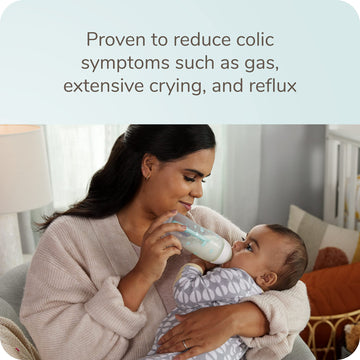 Nuk Smooth Flow Pro Anti Colic Baby Bottle - Easy To Assemble And Clean & Reduces Newborn Spit-Up & Gas, 5Oz, 4-Pack, Girl