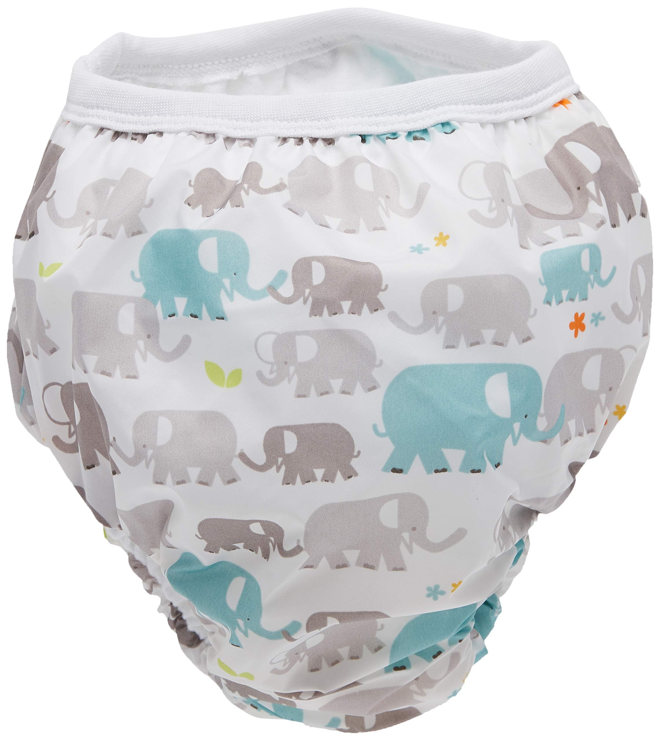 Kushies Baby Waterproof Training Pant (38-44 Pounds), White Elephants, – Cutebab WBCBBB0756H5JYB